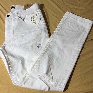 NWT Aeropostale Skinny Distressed White Jeans